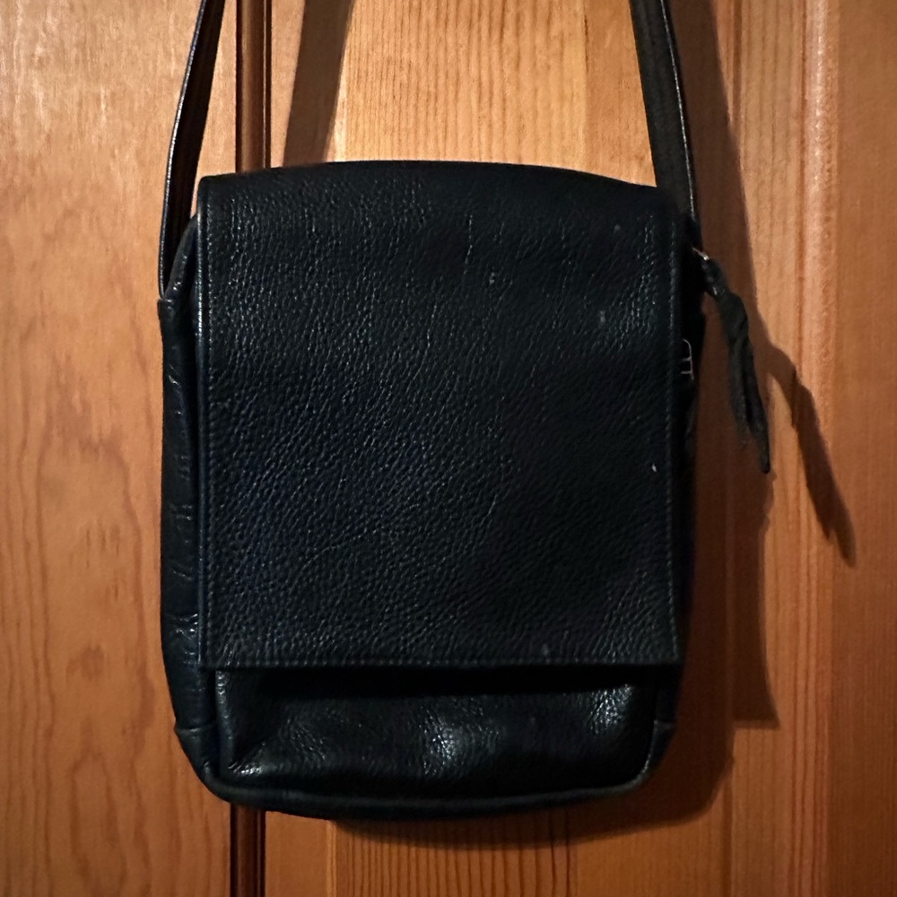 Made in USA Leather Crossbody Bag